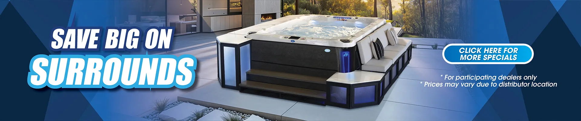 Calspas hot tub being used in a family setting - Lake Elsinore