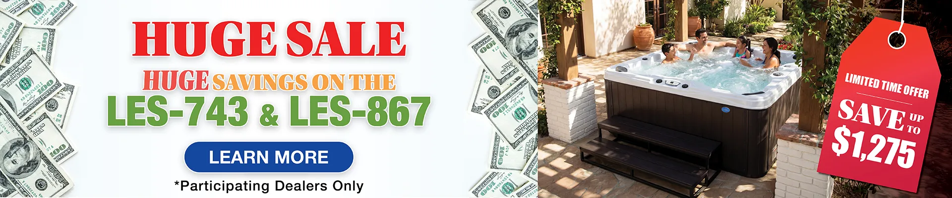 Calspas hot tub being used in a family setting - Lake Elsinore